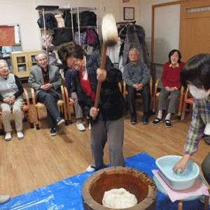 餅つき⑨